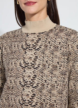 color=Lux Camel Snake Jacquard