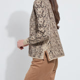 color=Lux Camel Snake Jacquard