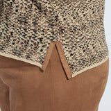 Declan Mock Neck Jacquard Sweater Curvy