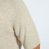Kennedy Short Sleeve Lurex Feather Cardigan Curvy