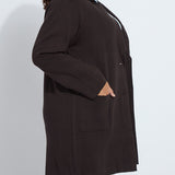 Lina Sweater Car Coat Curvy