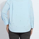 Skye Crystal Embellished Shirt Curvy