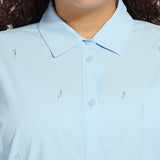 Skye Crystal Embellished Shirt Curvy