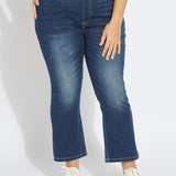Ankle Estelle Everyday Flare Denim Curvy (27" Inseam)