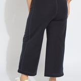 Jovie Reversible Wide Leg Crop Jogger Curvy (26" Inseam)
