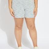 Lily Summer Tweed Short Curvy (6.5" Inseam)
