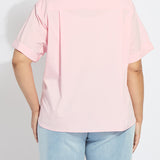 Corinna Oversized Cropped Shirt Curvy