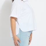 Corinna Oversized Cropped Shirt Curvy