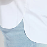 Corinna Oversized Cropped Shirt Curvy