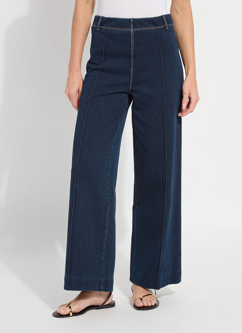 Nova Hi Waist Pintuck Denim (29.5" Inseam)