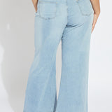 Iris Wide Leg Everyday Denim Curvy (30.5" Inseam)