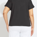 Ensley Cowl Neck Top Curvy