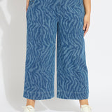 Leo Palazzo Denim Curvy
