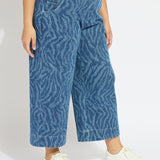 Leo Palazzo Denim Curvy