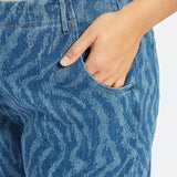 Leo Palazzo Denim Curvy
