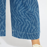 Leo Palazzo Denim Curvy