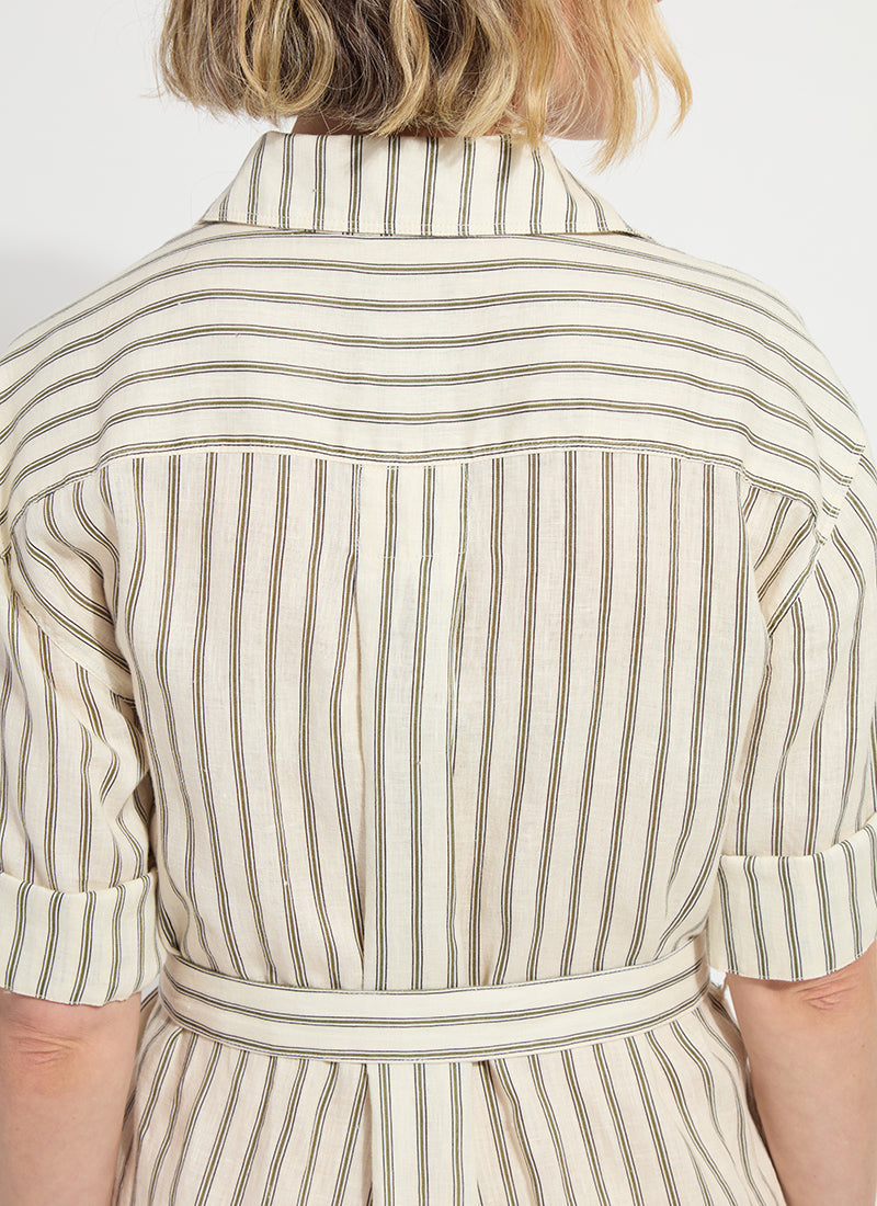 color=Olive Grove Stripe