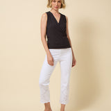 Inaya Double Self Crossover Top