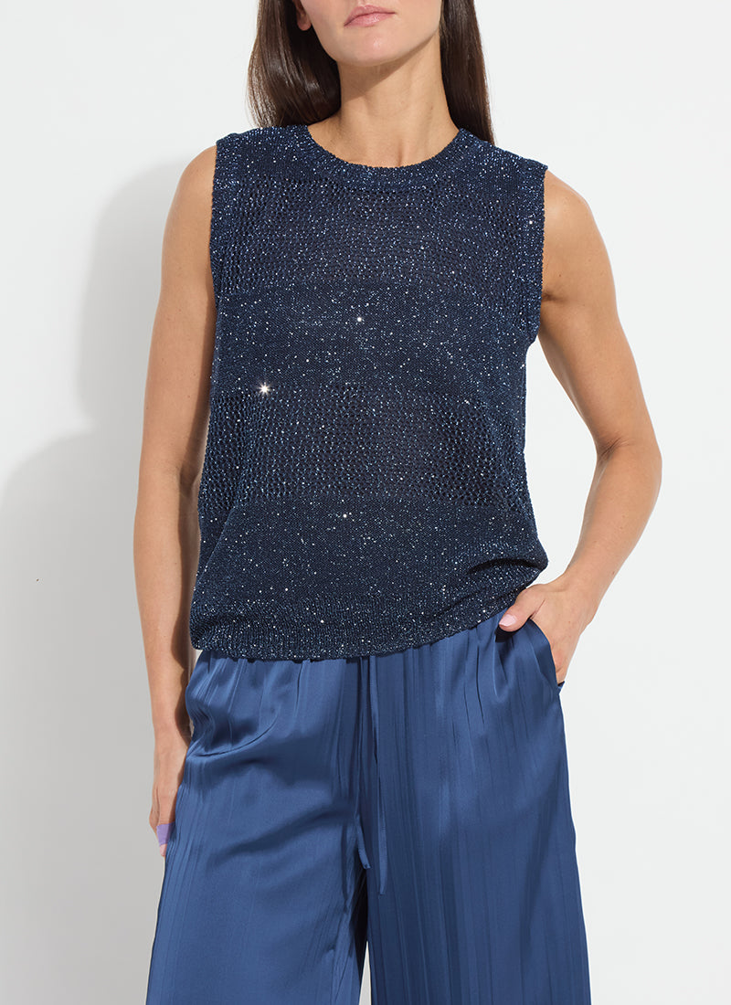 color=Capri Blue Sequins