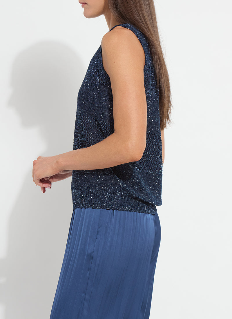 color=Capri Blue Sequins
