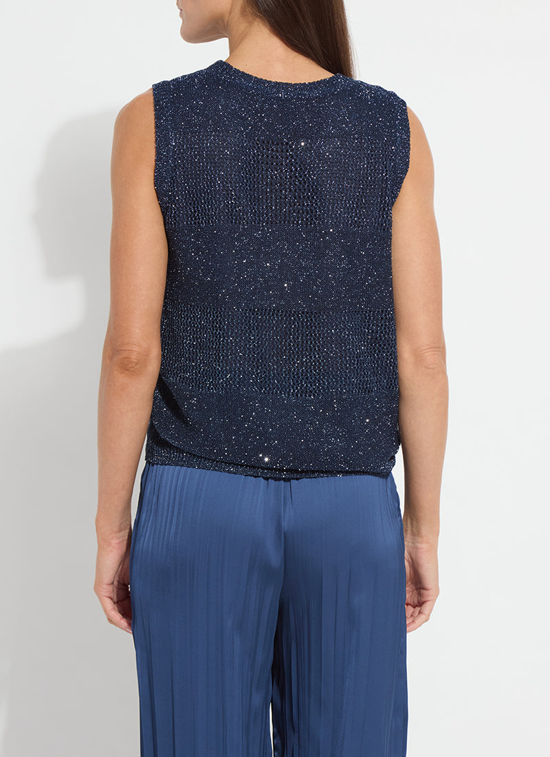 color=Capri Blue Sequins