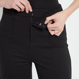 Nadia Zip Front Ponte Trouser