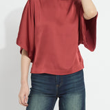 Ginger Mix-Media Dolman Tee