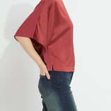 Ginger Mix-Media Dolman Tee