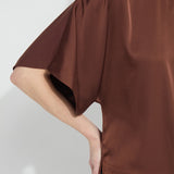 Ginger Mix-Media Dolman Tee