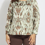 Tanni Crew Neck Blouse Curvy