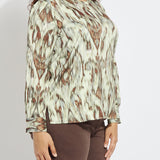 Tanni Crew Neck Blouse Curvy