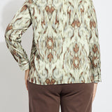Tanni Crew Neck Blouse Curvy