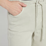 Nellie Drawstring Wide Leg Denim