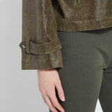 Emory Vegan Suede Moto Jacket