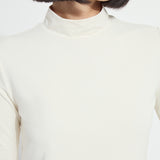 Clara Mockneck Elbow Sleeve Top
