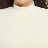 Clara Mockneck Elbow Sleeve Top Curvy