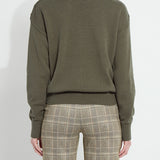 Adelaide Button Trim Pullover Sweater