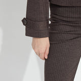 Thora Ponte Double-Breasted Crop Trench