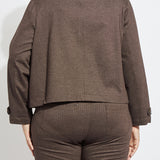 Thora Ponte Double-Breasted Crop Trench