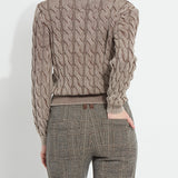 Farrah Sunwashed V-Neck Sweater
