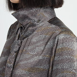 Maxine Convertible Tie Satin Shirt