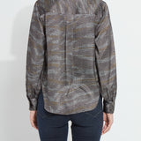 Maxine Convertible Tie Satin Shirt