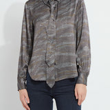 Maxine Convertible Tie Satin Shirt