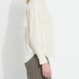 Etta Pleated Balloon Sleeve Shirt