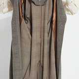 Marla Brushed Ponte Belted Trench Coat