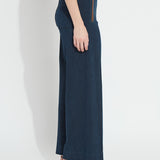 Angelica Hi Waist Pintuck Denim