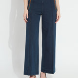 Angelica Hi Waist Pintuck Denim