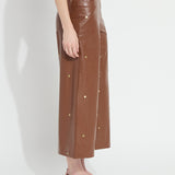 Luanne Studded Vegan Leather Palazzo