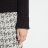 color=houndstooth tweed