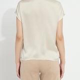Yasmin Drape Neck Sleeveless Blouse